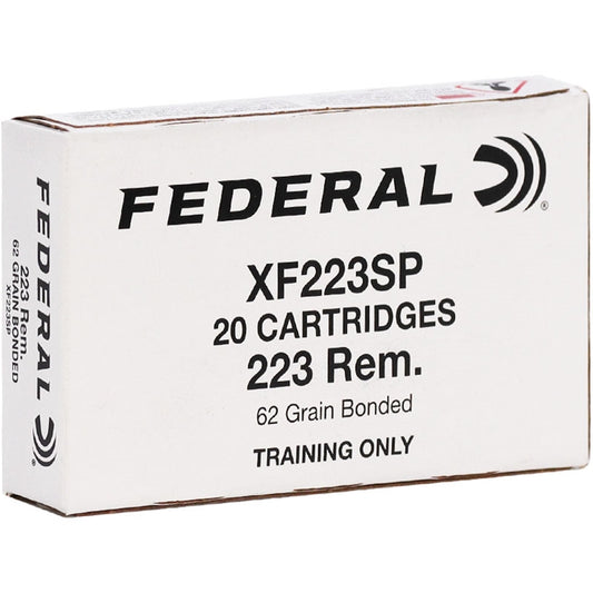 Federal 223 Remington Ammunition 62 Grain Bonded Soft Point - 68970
