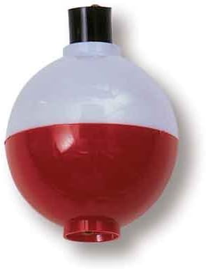 Snap On Round Bobber - Red/White, 1-1/2" 2pk - 18312