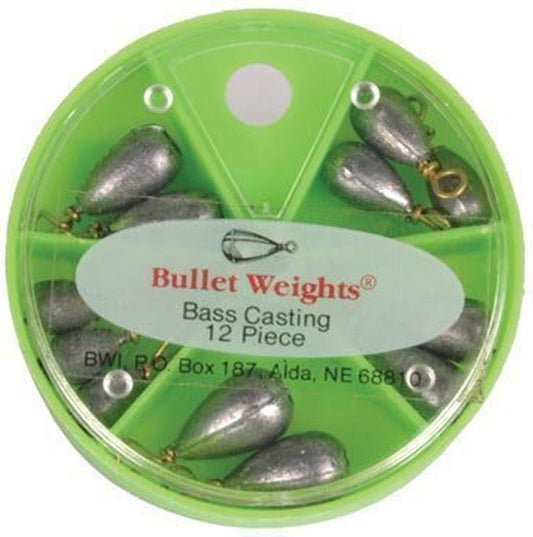 Bullet Weights sinker assortment 12 pk - 20035