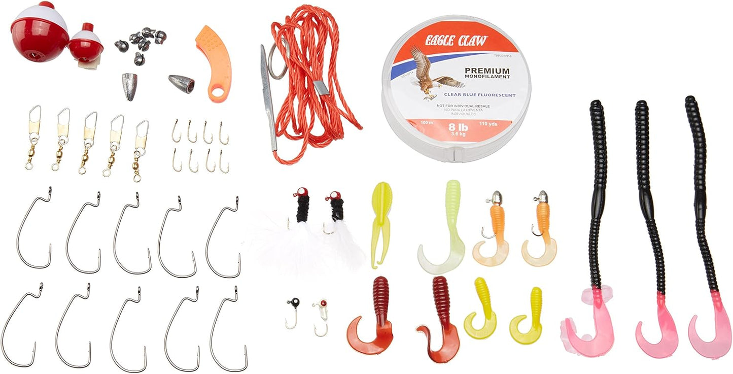 Eagle claw extreme value tackle kit - 72073