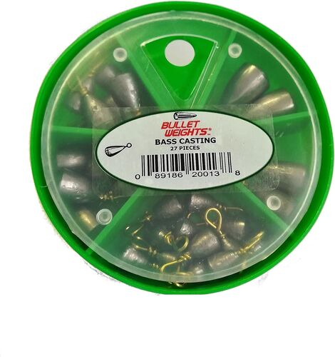 Bullet Weights sinker assortment 27 pk - 20013