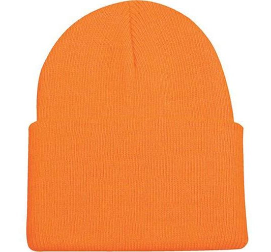 Blaze orange knit cap - 92152