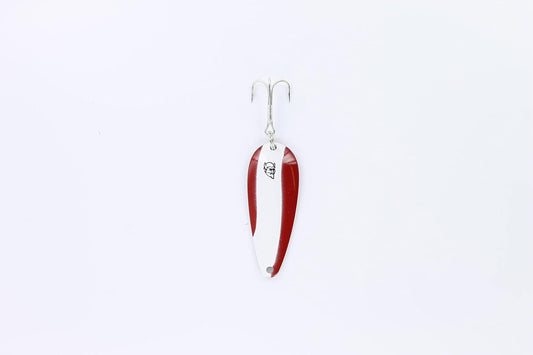 Daredevle spoon lure - Red/white 1/4 oz