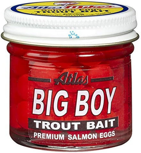 Atlas Mike's Big boy salmon eggs - red