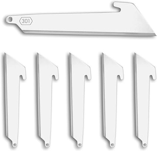 Outdoor Edge 3.0" RazorSafe Utility Blade Replacement 6-Piece