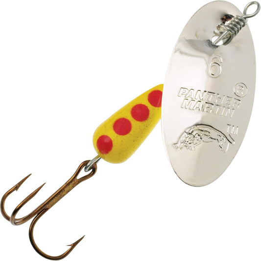Panther Martin Yellow with silver spinner - 1/4 oz - 01017