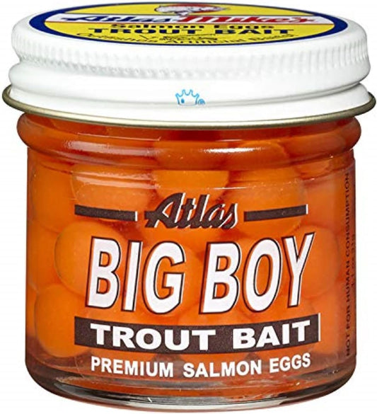 Atlas Mike's Big boy salmon eggs - Orange - 00203