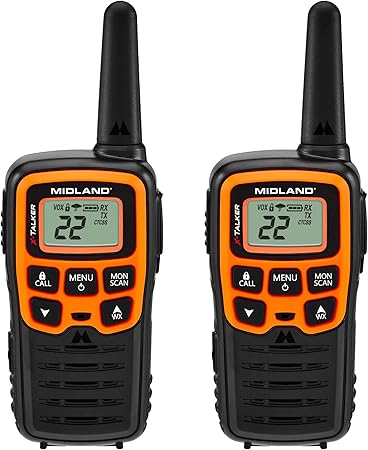 Midland 2 way radios with charger 28 mile range - 51151
