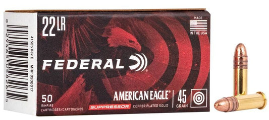American Eagle 22 LR, 45 Grain 50 rds - 05826