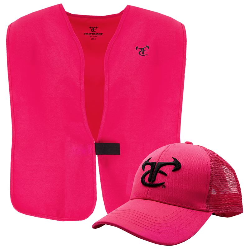 Blaze pink vest/hat combo - 01277