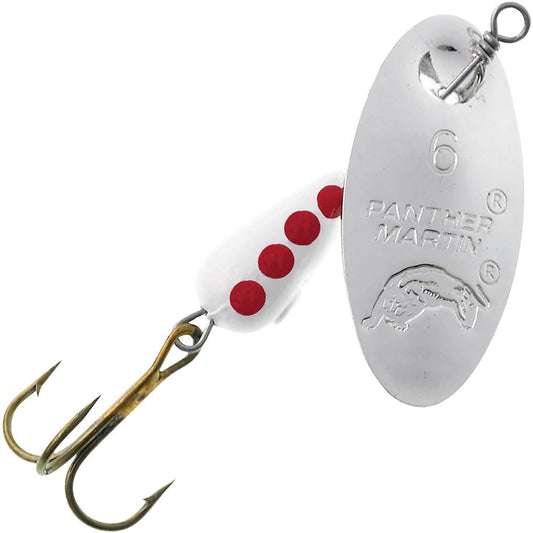 Panther Martin white with silver spinner - 1/16 oz - 34310