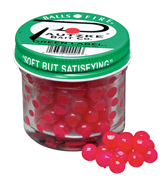 Pautzke Balls O’ Fire Salmon Eggs – Green Label 1oz.